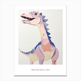 Nursery Dinosaur Art Indominus Rex 2 Poster Canvas Print