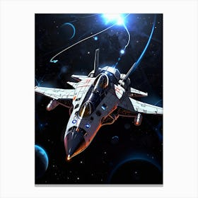 Space Fighter Canvas Print