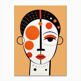 Face Of An African Woman Canvas Print