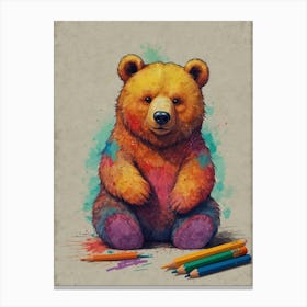Teddy Bear 3 Canvas Print
