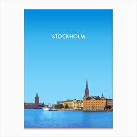 Simply Stockholm Canvas Print