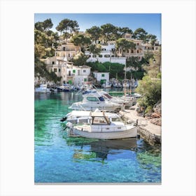 Cala Figuera Mallorca, Spain Canvas Print