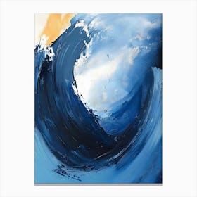 Blue Wave 9 Canvas Print