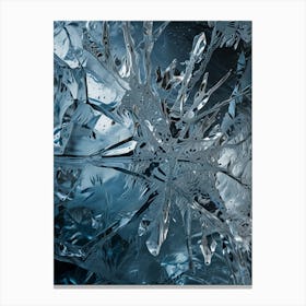 Ice Crystals 1 Canvas Print