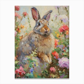 New Zealand Rabbit Painting 4 Canvas Print