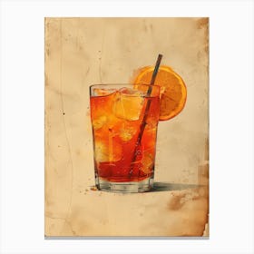 Tequila Cocktail Canvas Print