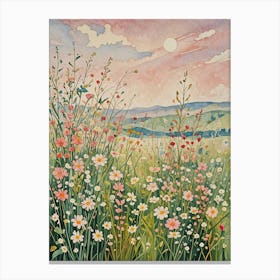 Wildflower Meadow no2 Canvas Print