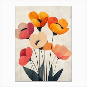 Flowers In A Vase 80 Canvas Print