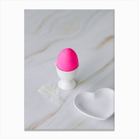 Pink Easter Egg Canvas Print