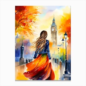 Autumn In London Canvas Print