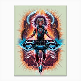 Indian Dj Canvas Print