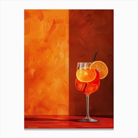 Aperol Spritz Art Print 425 Canvas Print