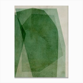 Abstract Greens Canvas Print