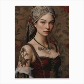 Renaissance Girl Canvas Print