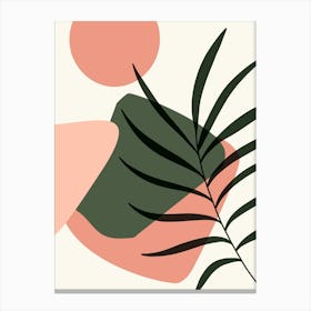 Tropical Abstract Canvas Print