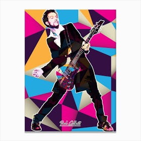 Pop Art Of Paul Gilbert Canvas Print