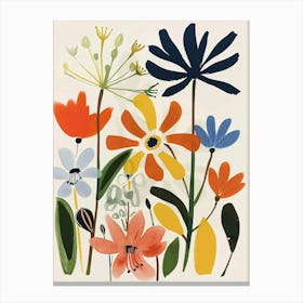 Painted Florals Agapanthus 1 Canvas Print
