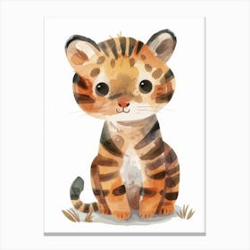 Charming Nursery Kids Animals Tiger 1 Canvas Print