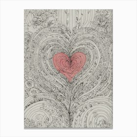 Heart Of Love 4 Canvas Print