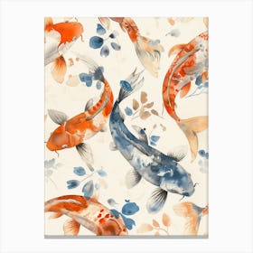 Watercolor Koi 02 Canvas Print