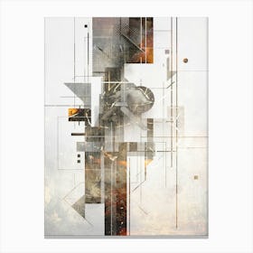 Poster Geometrical Abstraction Illustration Art 07 Canvas Print