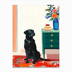 Dog On The Rug Toile