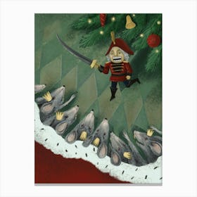 Nutcracker Art Illustration Canvas Print