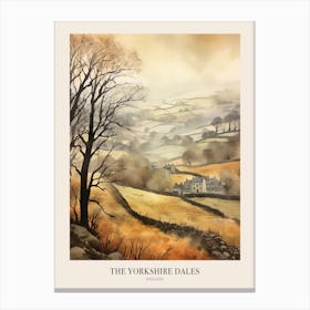 The Yorkshire Dales England 2 Uk Trail Poster Canvas Print
