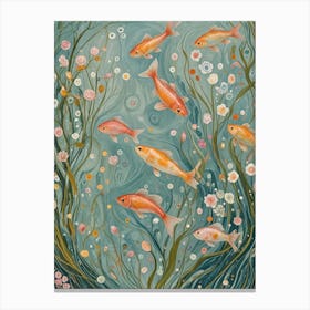 Little Orange Fish Canvas Print