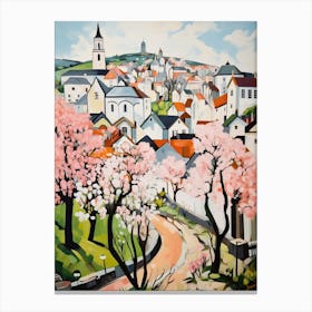 Portmeirion (Wales) Painting 2 Canvas Print