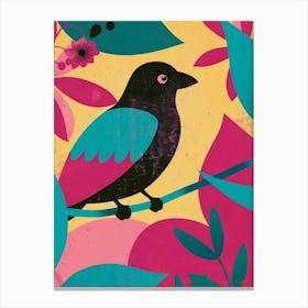 Bird On A Branch 30 Canvas Print