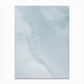 Close Up Of Snow Canvas Print