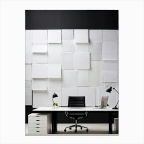 Office Wall Art Canvas Print