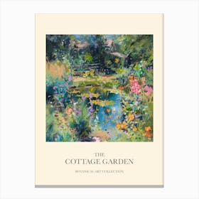 Cottage Garden Poster Fairy Pond 5 Canvas Print