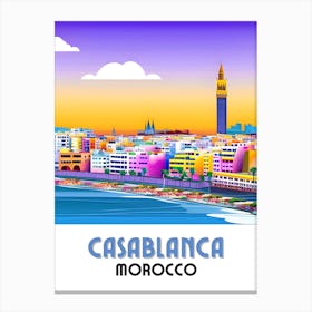 Casablanca, Morocco 4 Canvas Print