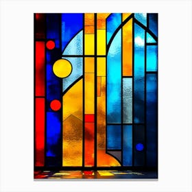 Stained Glass Window Canvas Print