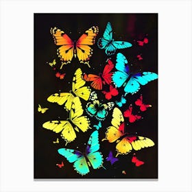 Colorful Butterflies 88 Canvas Print