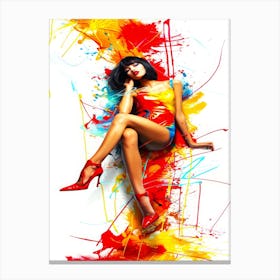 Fashion Model NYC - Top Model Glamour Canvas Print