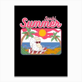 Summer Sushi Canvas Print