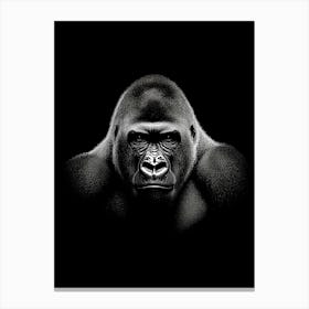 Portrait Of A Gorilla 1 Canvas Print