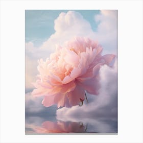 Peony in the Clouds Canvas Print