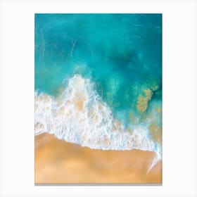 Aerial View Of A Beach 43 Canvas Print