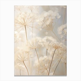 Boho Dried Flowers Queen Annes Lace 4 Canvas Print