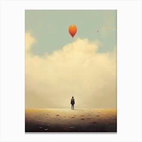Lost Balloon Canvas Print