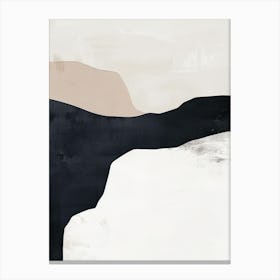 Neutral Dynamics Minimalist Style Canvas Print