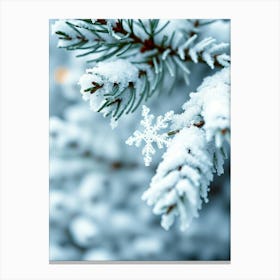 Snowflake Canvas Print