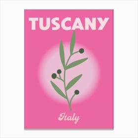 Tuscany Italy Travel Print Canvas Print