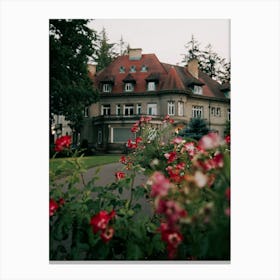 Pittock Mansion Blooms Canvas Print