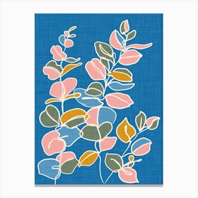 Variegated Leaves Multi Canvas Print