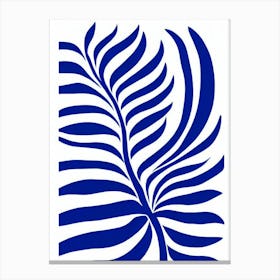 Baby Rubber Plant Stencil Style Canvas Print